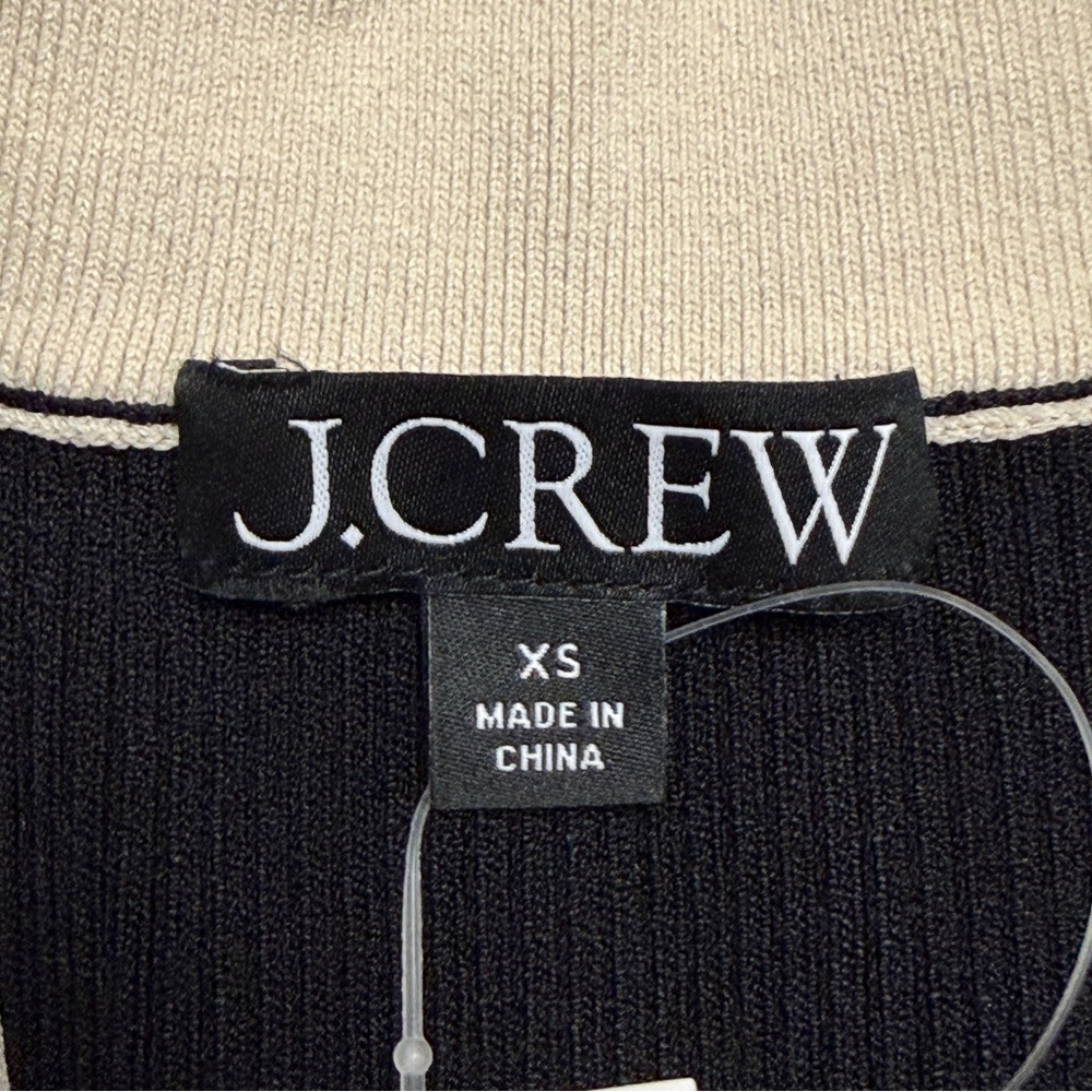 J.Crew Contrast mini sweater-dress in Supersculpt yarn Size XS - Picture 11 of 16